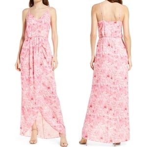 NWOT Chelsea28 Pink Faux Wrap Camisole Dress Women's Size 2X